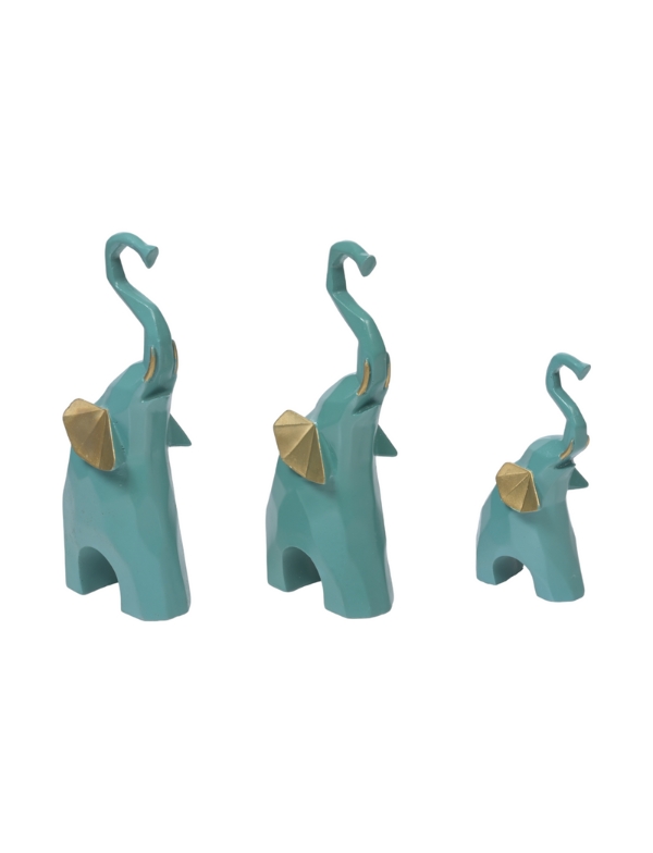 Elephant Trio Showpiece