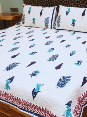 Blue Coral  Bedding Set