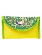 Peacock Motif Clutch