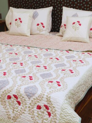 Blossoming Hibiscus  Bedding Set