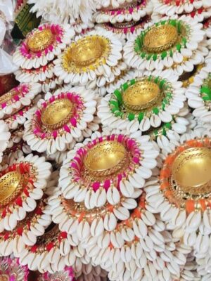 Cowrie Diya Holder