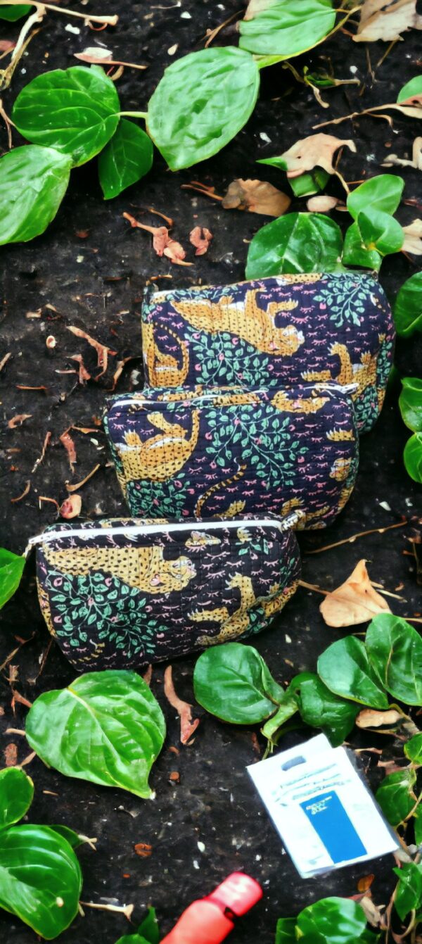 Leopard Luxe Pouch Set